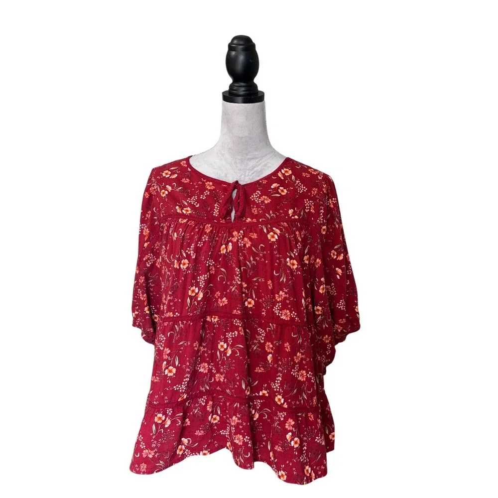 Old Navy Womens 2X Burgundy DO NOT‎ BUY